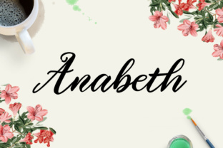 Anabeth: A Script Font for Crafters and Designers