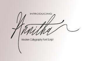 Annitha: A Chic Script for Modern Branding
