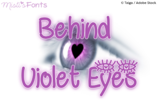 Behind Violet Eyes: A Font That Adds Character to Your Web Design