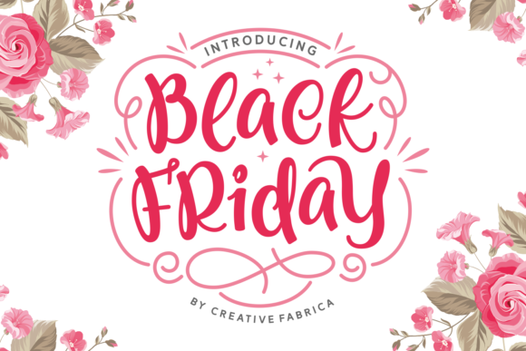 Black Friday Font for Handmade Creators