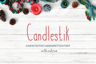 Candlestik: A Festive Font for Digital Branding