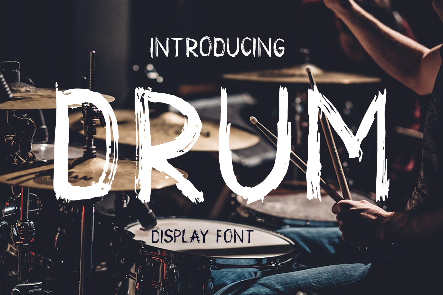 Drum: A Grunge-Style Font for Bold Campaigns