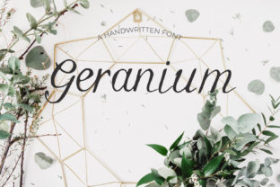 Geranium: A Script Font That Elevates Digital Branding