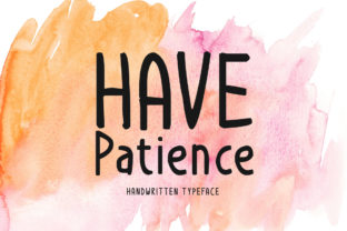 Have Patience: A Font That Speaks Slowly