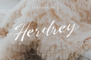 Herdrey: A Script Font for Crafters and Designers