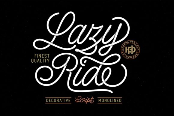 Lazy Ride: The Font That Makes Your Campaigns Stand Out