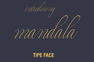 Mandala: A Script Font for Elegant Web Design