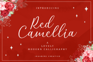 Red Camellia: A Font That Elevates Branding with Elegance