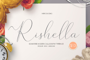 Rishella: A Script Font for Editorial Elegance