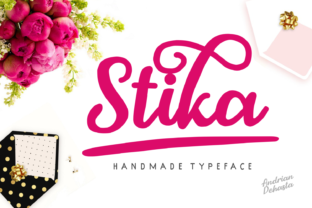 Stika: A Script Font for Editorial Design and Branding