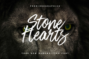 Stone Hearts Font for Handmade Creators