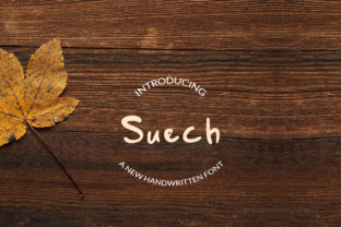 Suech: A Modern Handwritten Font for Digital Design