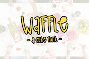 Waffle: A Playful Script Font for Editorial Design